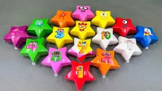 Picking Numberblocks Alphablocks Out of Bright Colorful Slime ASMR