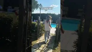 JUMP IN THE POOL FULLY CLOTHED TIKTOK TREND #shorts
