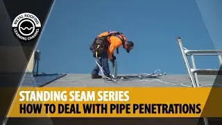 How To Handle Pipe Penetrations On A Standing Seam Metal Roof [Layout Of Panels + Moving Pipes]