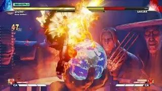 STREET FIGHTER V CHAMPION EDITION Ken 59 hit combo