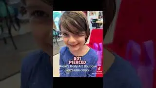 Safe clean gentle ear piercing for kids