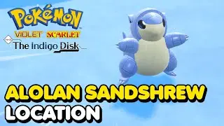 Pokemon Scarlet & Violet Indigo Disk DLC - Alolan Sandshrew Location