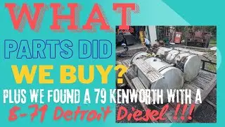 What Treasures Did We Find On Our Trip?#diygarage #detroitdiesel #kenworthtrucks #automobile #diy 