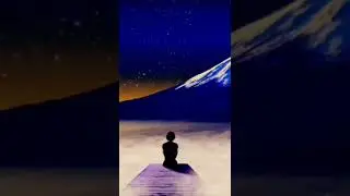 Night Yoga Meditation in cold weather mountain #healing #sleep #short #meditation #relaxing #status
