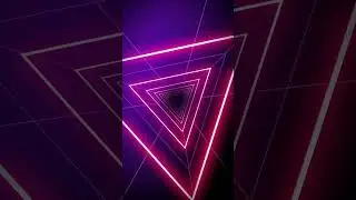 trangel Neon light illusion video effects no copyright #neon #light #illusion #nocopyright #shorts