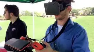 Летающий дрон Parrot Bebop с контроллером Sky Controller и Oculus Rift