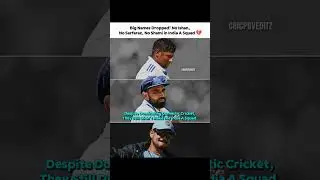 Snubbed! Big Stars Left Out of India A Squad 😳