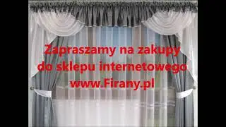 Renata komplet zasłon z lambrekinem www.Firany.pl