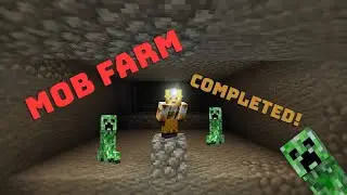 Minecraft 1.15.2 - Finishing The Mob Farm! Easy Survival Build! High Spawn Rates...