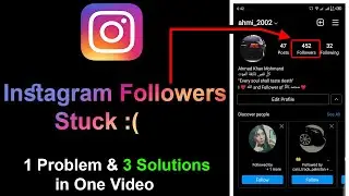 Instagram Followers Stuck or Freeze at Counting | Followers Not Increasing Problem Solve 100% ✅