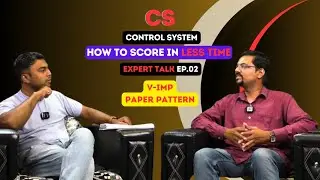 CS | Control System | Expert Talk Ep.02 | How To Score In Less Time | IMP, Paper Pattern | #sppuexam