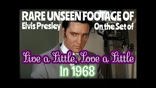Rare Unseen Footage of Elvis Presley Smoking in 1968 on set of 