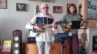 Fields of Athenry on Flight Nora steel strung Baritone and Flight Fireball Tenor Ukuleles 