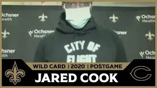 Jared Cook Postgame after NFC Wild Card Win | Saints-Bears Postgame