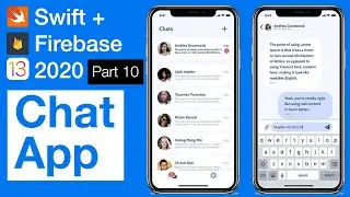 Swift: Firebase Chat App Part 10 - Fetching Users & Photos (Real-time) - Xcode 11 - 2020
