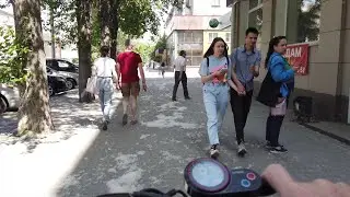 Прогулка по Новосибирску в 4K по пр. К. Маркса, Горскому и Коммунальному мосту 1