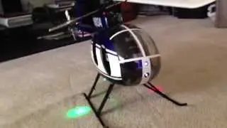 T-Rex 500 MD500 D Heliartist Fuselage w/ Lights