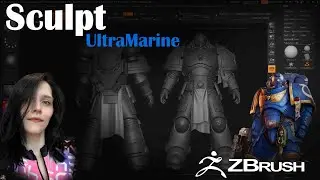 Продолжаем мять металл | Space Marine #25 (Zbrush)