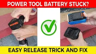 Removing a Stuck Battery on a Power Tool 🔋