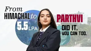 From Himachal to IDS: Parthvi&rsquo;s ₹5.5 LPA Biotech Success at CGC Jhanjeri  #cgcmohali
