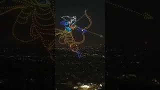 Drone Show #ayodhya #shorts #trending #viral #rammandir #ram