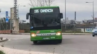 Autobuses por el Centro Comercial Alegra (San Sebastián de los Reyes)