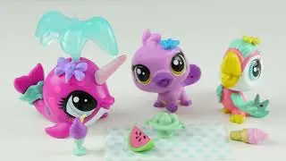 Toys for Kids. Toy Pet Shop ice cream party.