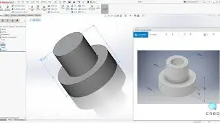 SolidWorks Tutorial for Beginners #46 - How to Create a Revolve Cut