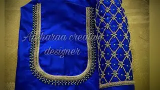 Bridal blouse design // Aari embroidery