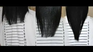 3 inches in 3 months Relaxed Hair Growth Results