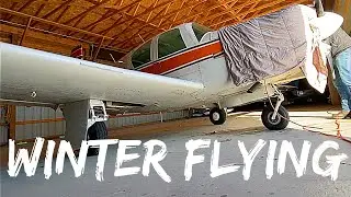 Flying In COLD Michigan Winters | The Good & Bad | Mooney M20C Vlog #16