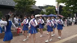 2024・7月28日・宮城県女川町・チアリーディング・宮城県石巻好文館高等学校チアリーディング部「ピーナッツ」・おながわみなと祭り「まちなかパレード」