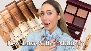 NEW High-End Makeup Try On | Guerlain Tom Ford YSL Swatches & Thoughts