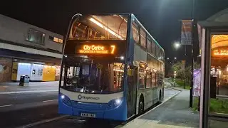Full Thrash! 19449 MX58 VAE ADL E400 Trident | Stagecoach Yorkshire