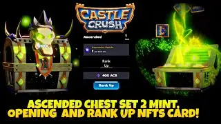 How To Buy Ascended Chest Set 2 in Matamask App Mobile And How to Rank Up NFTs || Castle Crush 🏰