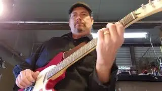 Red Sparkle Fender Tele with G bender