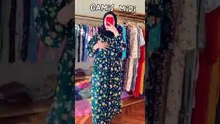 midi dress/daster midi/daster rayon/gamis busui #shorts