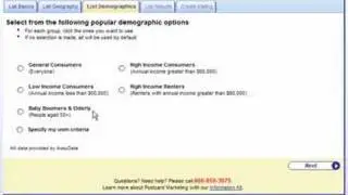 Vistaprint Quick Tip - How to Purchase a Mailing List