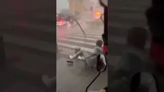 Strong Wind Hit China!!! 🌬️ 🇨🇳 #shorts