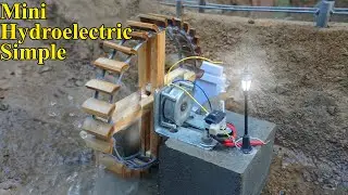 Construction of Mini Hydroelectric Dam Without Using Cement . Mini Hydroelectric Series #2