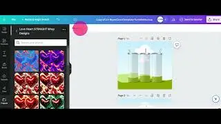 How to Use Drag & Drop Canva Template to design tumbler mockups by Click Art Gallery