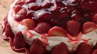 No Bake Double Strawberry Cheesecake by Rushion McDonald