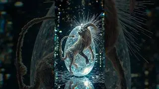 Is this Cosmic Lion from another dimension? #animation #shorts #lion