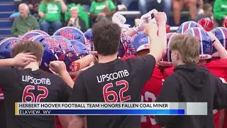 Herbert Hoover Football honors fallen coal miner