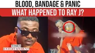Ray J&rsquo;s BLOOD-DRIPPING EYES, HEART MONITOR & Bandage; LIVE Performance Scare Leaves Fans Worried