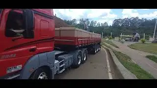 SUBINDO A SERRA DE SÃO PEDRO SP#mercedesbenz #truckmodelismo 