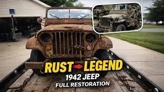 I Restoring My Grandpa 1942 Willys Jeep | Full ASMR Car Restoration
