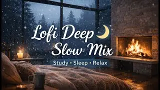 Lofi Deep Slow Mix 🌙 | 2 Hours Late Night Chill for Study / Sleep / Relax