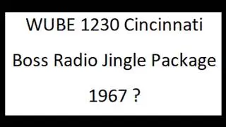 WUBE 1230 Cincinnati Boss Radio Jingles