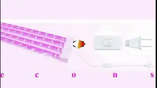 Full Spectrum LED Grow Lights for Indoor Plants - AntLux 4FT LED Grow Lights
